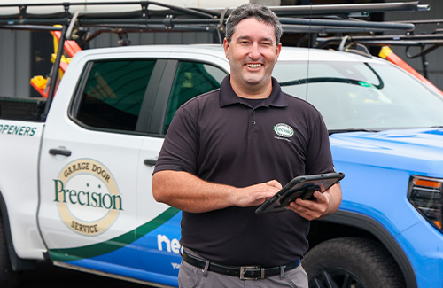 Precision Tech Performing Balance Test as Part of Safety Inspection