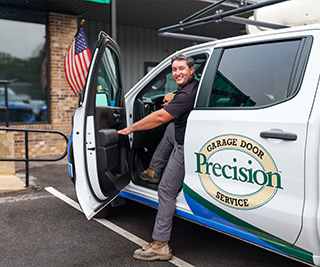 Technician Repairing Opener
